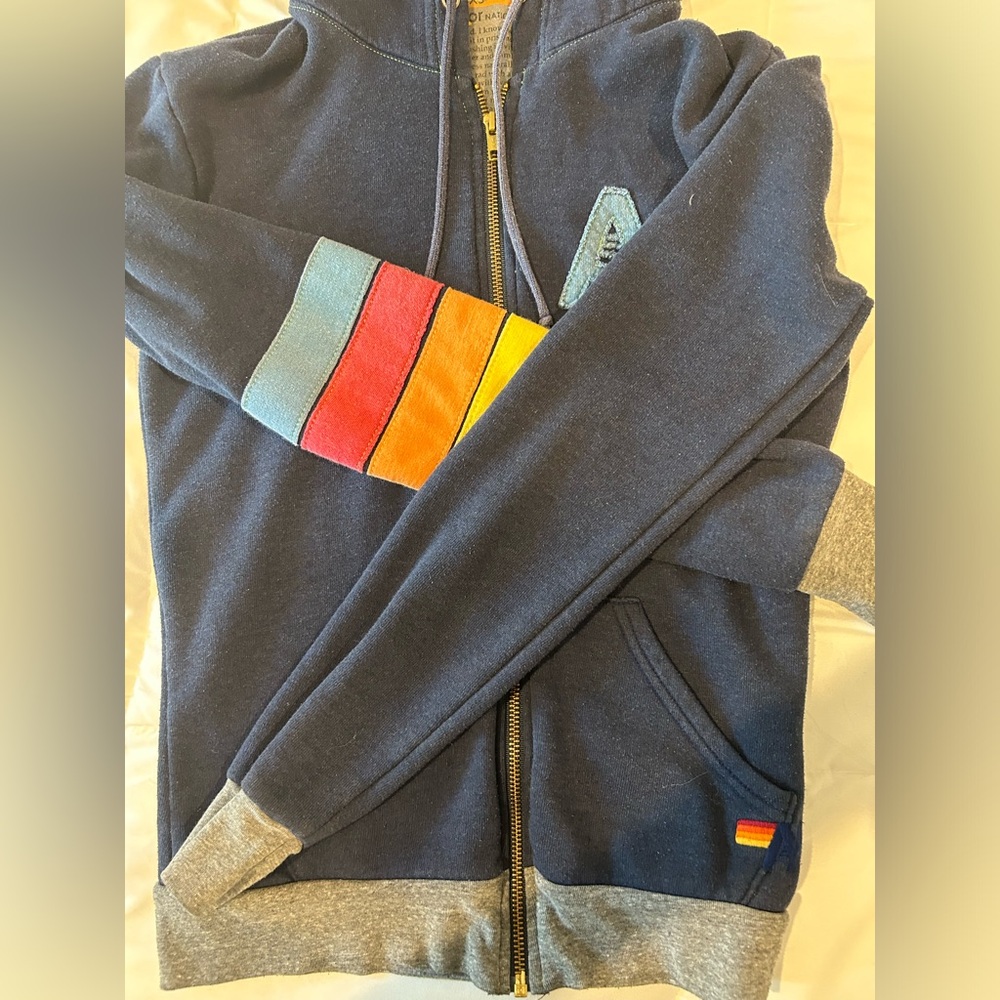 Aviator nation hoodie zip up.